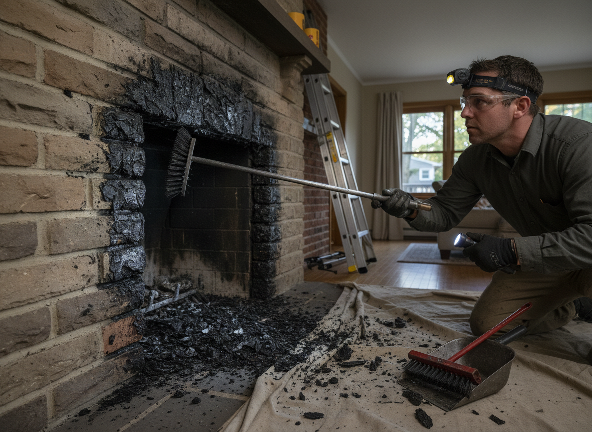 Chimney repair in South of Lane