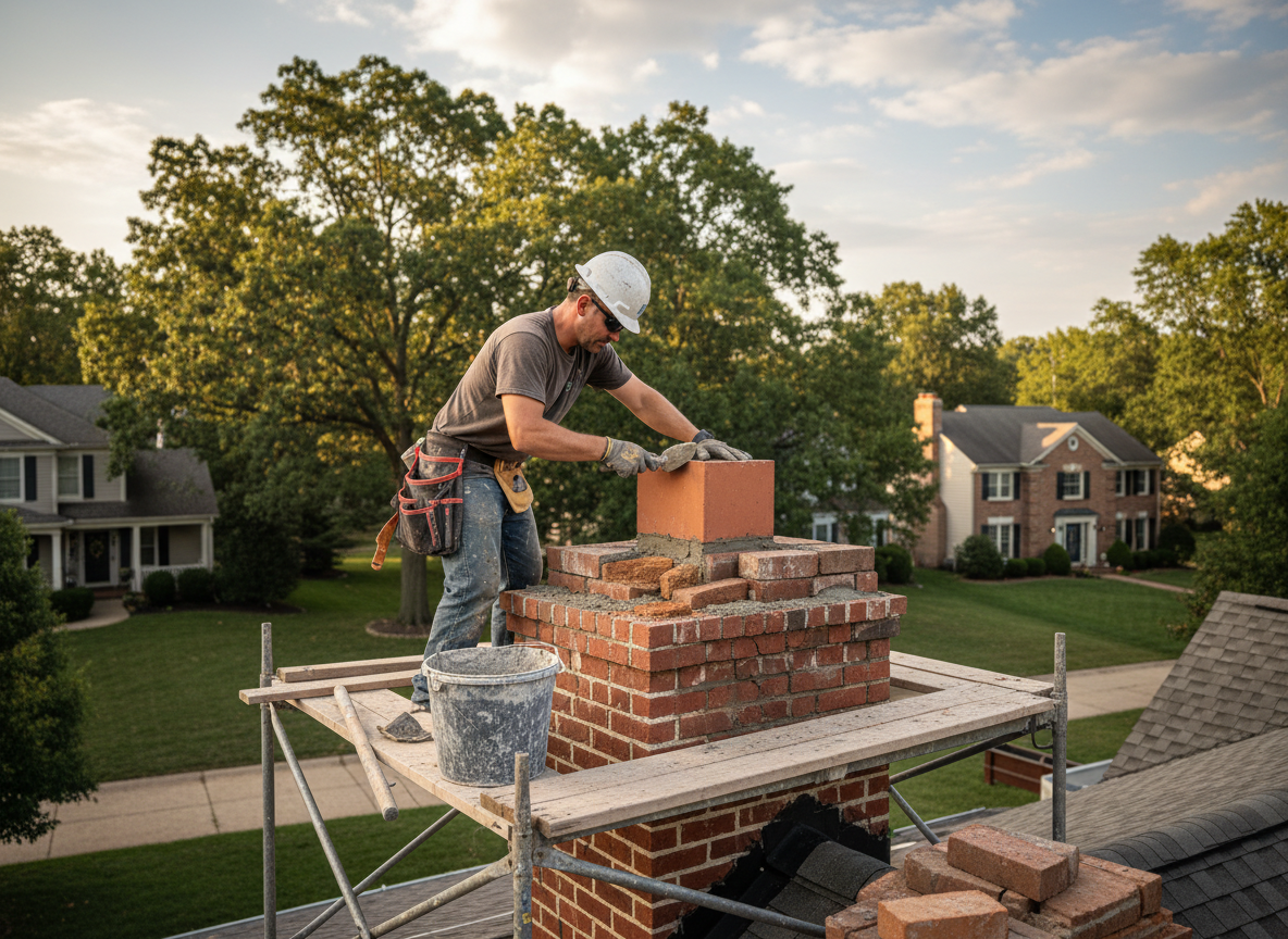 Brick Chimney Repair in Upper Arlington, OH