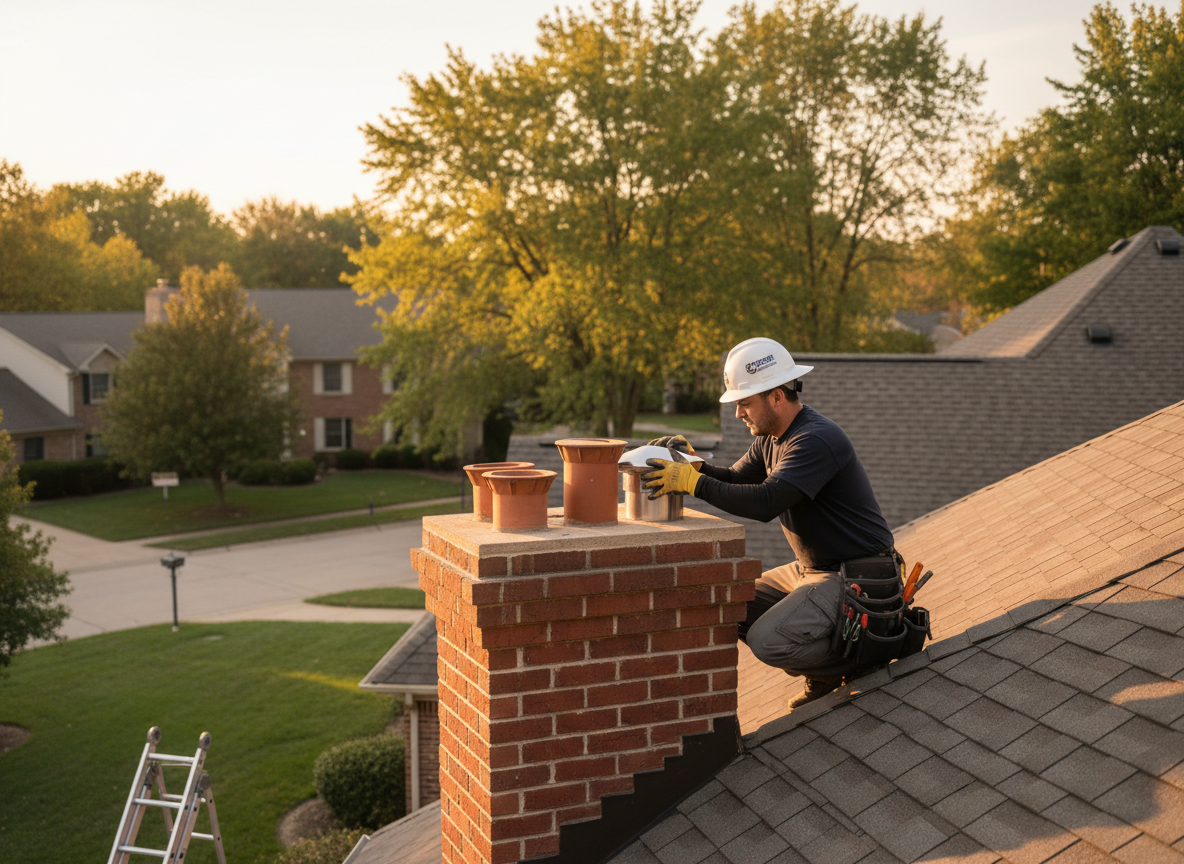 Chimney Cap Installation in Upper Arlington, OH
