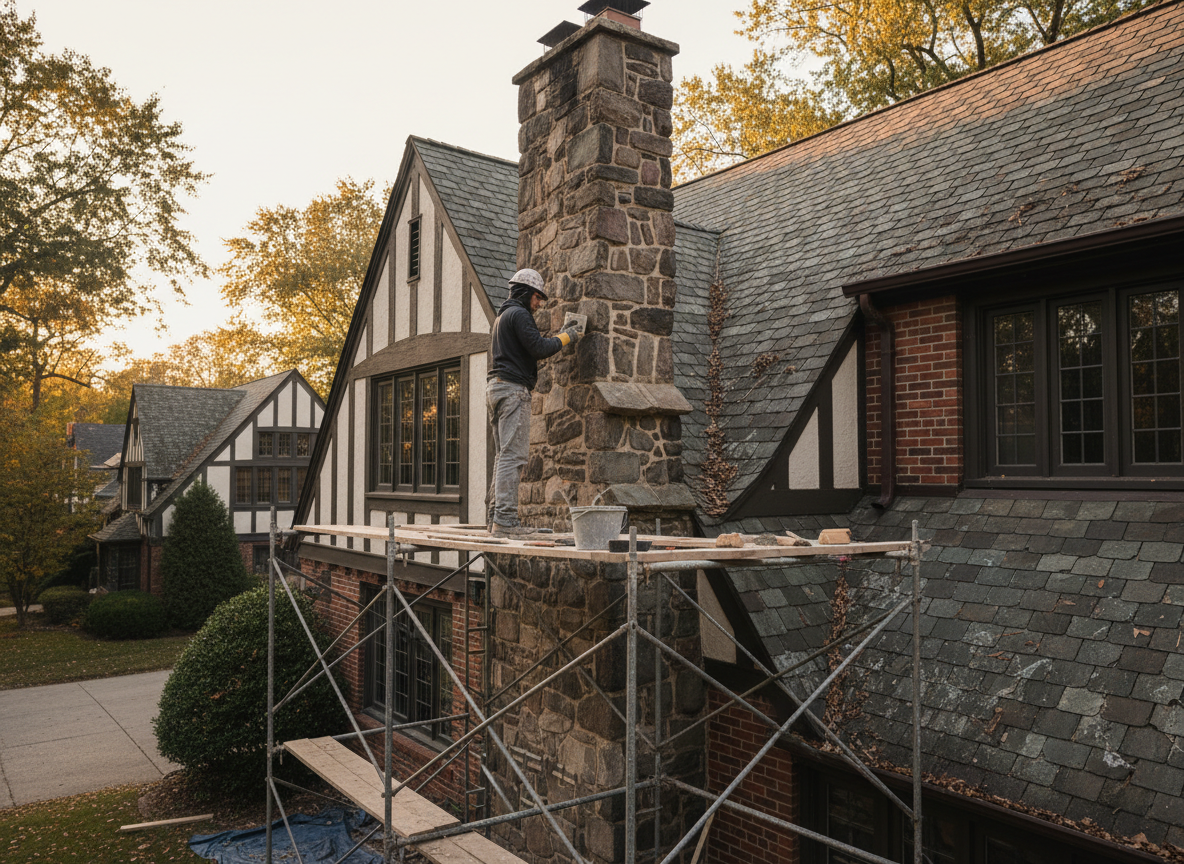 Stone Chimney Repair in Upper Arlington, OH
